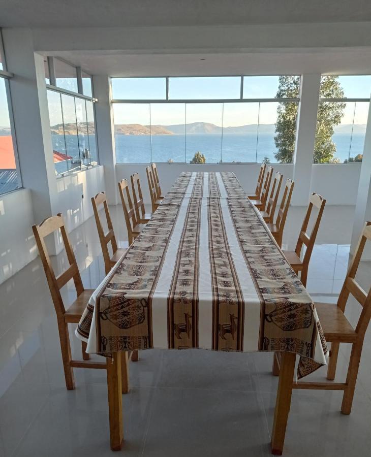 Hospedaje Y Restaurante Saywa Llachon Bagian luar foto