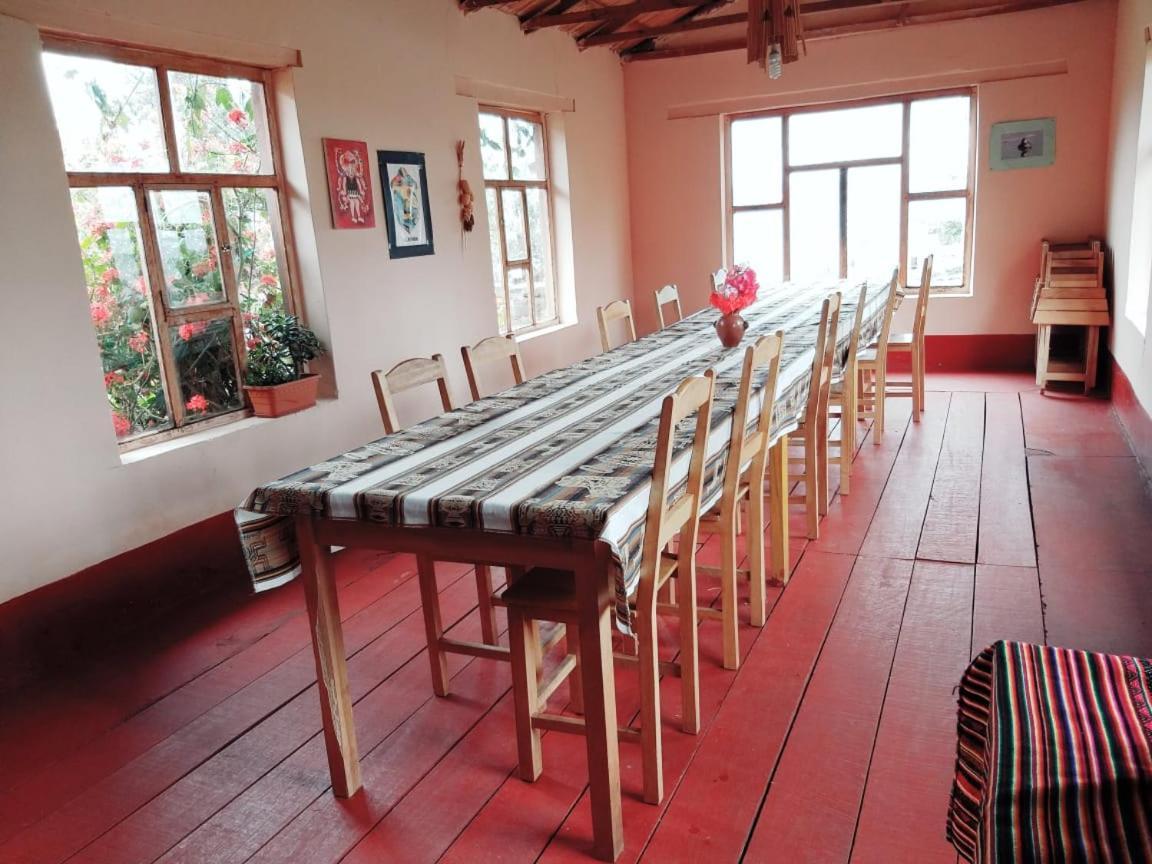 Hospedaje Y Restaurante Saywa Llachon Bagian luar foto